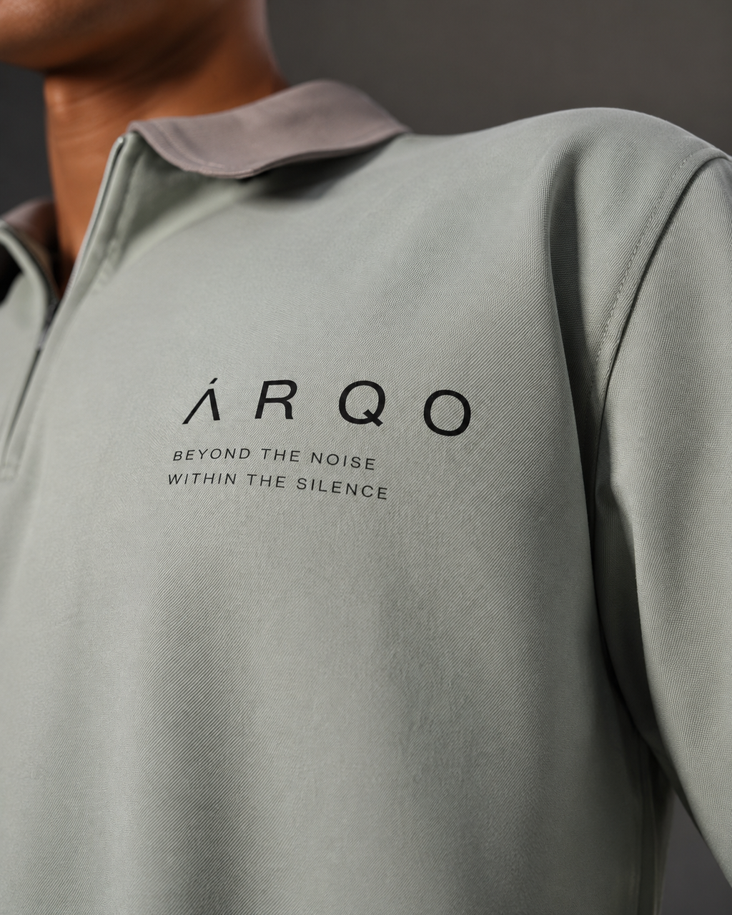 VESSEL ZIP SHIRT — SAGE