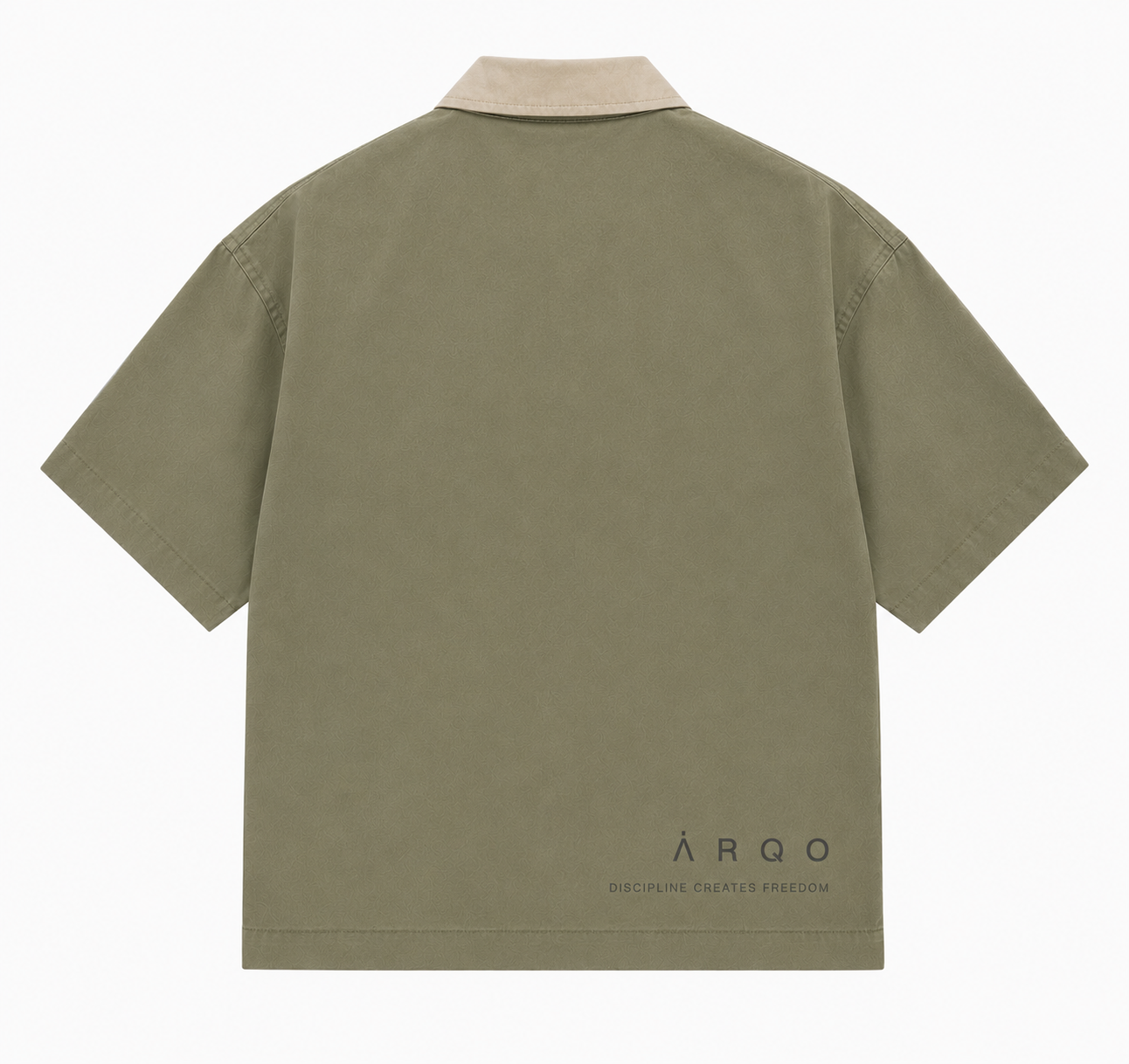 VESSEL ZIP SHIRT — SAGE