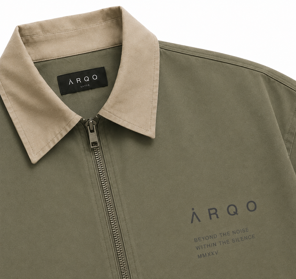 VESSEL ZIP SHIRT — SAGE